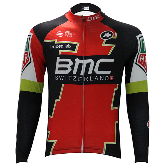 Abbigliamento BMC 2017 Manica Lunga e Pantaloncino Con Bretelle rosso e verde - Clicca l'immagine per chiudere